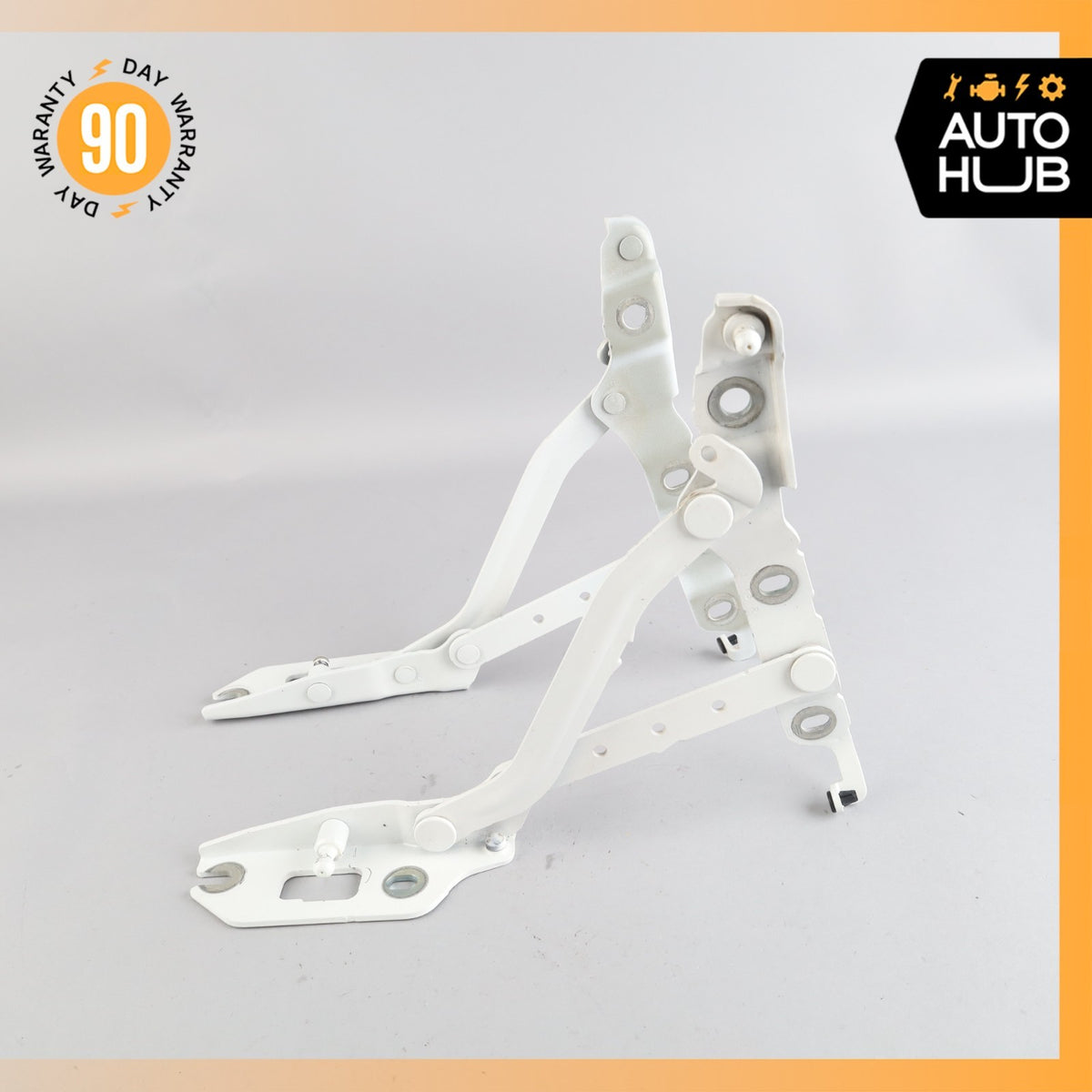 Audi S5 Convertible Trunk Boot Left & Right Lid Hinge Set White OEM - photo 2