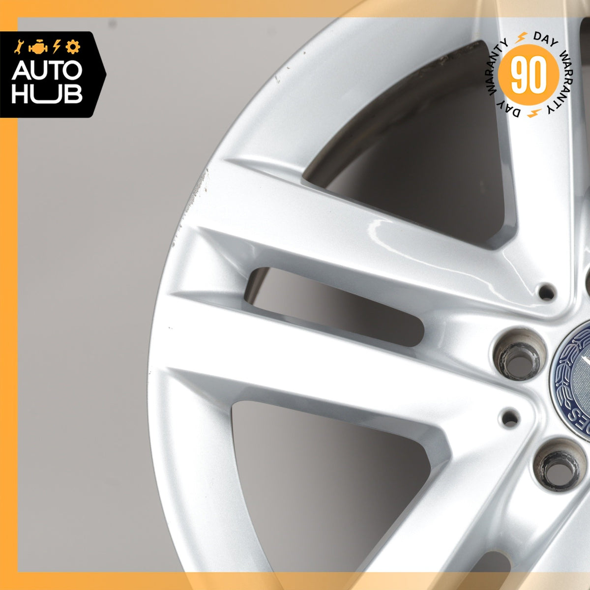 Mercedes X166 GL350 GL550 8.5 X 19 19" Wheel Rim Silver 1664011302 OEM - photo 7