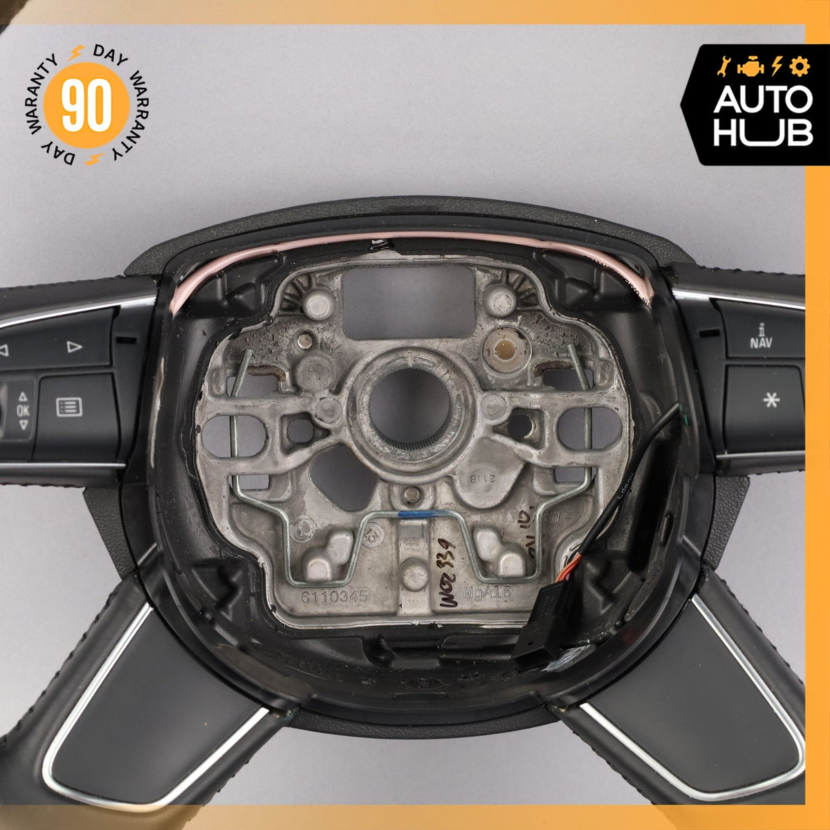 Audi 4G8 A7 S7 Steering Wheel Black 4G0419091M OEM - photo 9