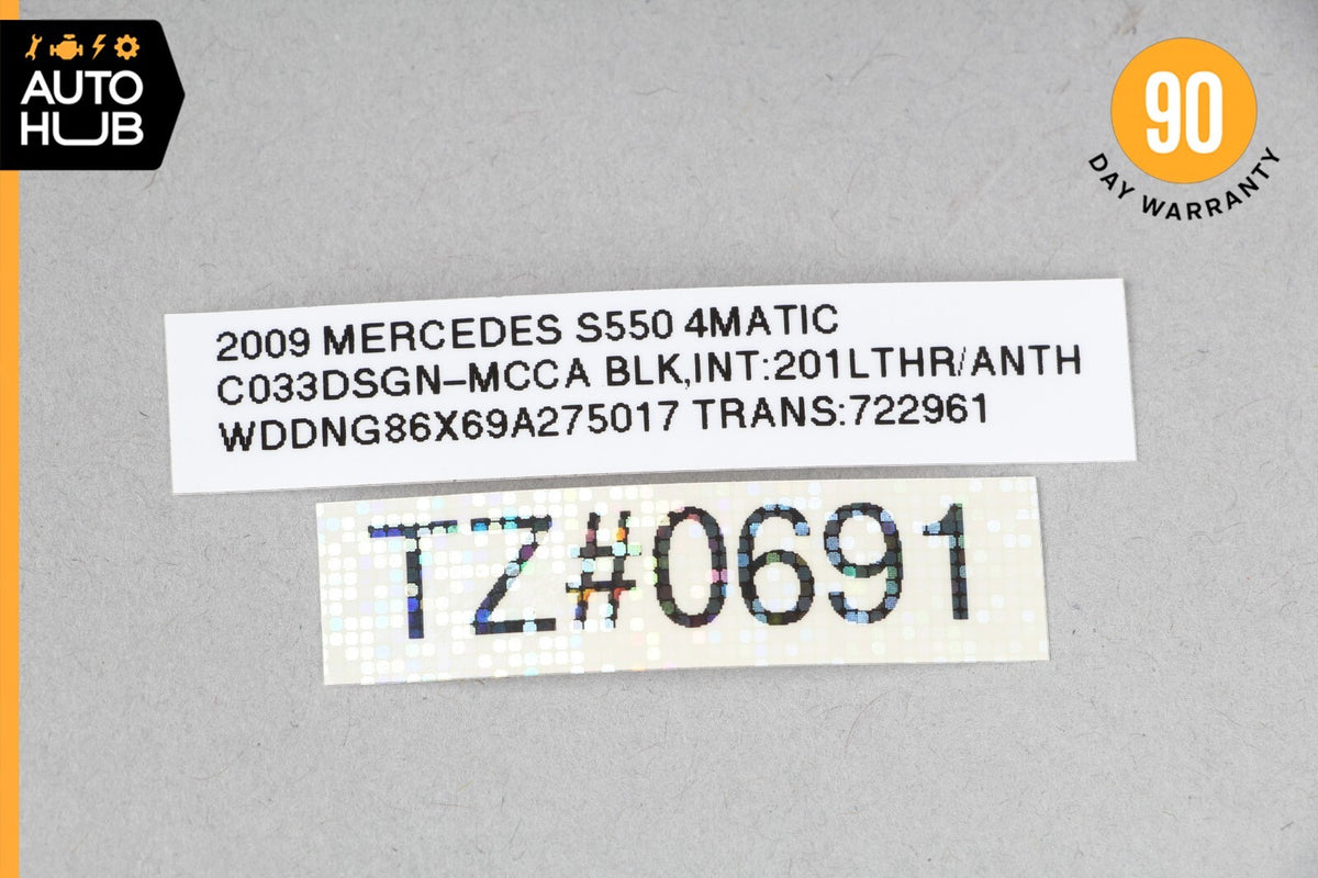 07-14 Mercedes W221 S550 CL600 Left Side Dashboard AC A/C Air Vent Black OEM - photo 12