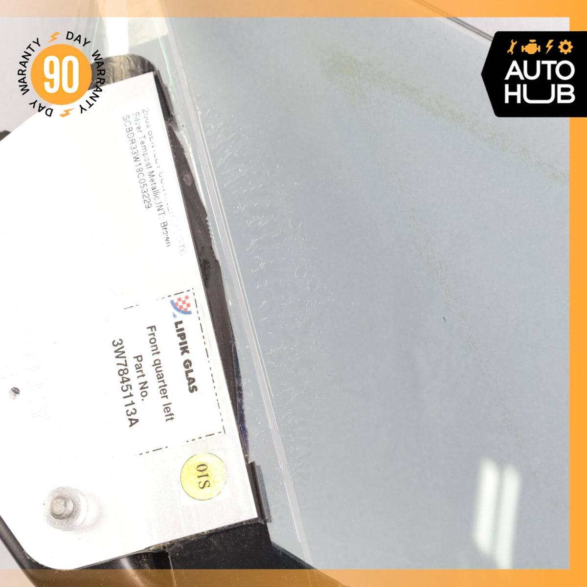 07-11 Bentley Continental GTC Front Left Side Door Vent Window Glass OEM 46k - photo 9