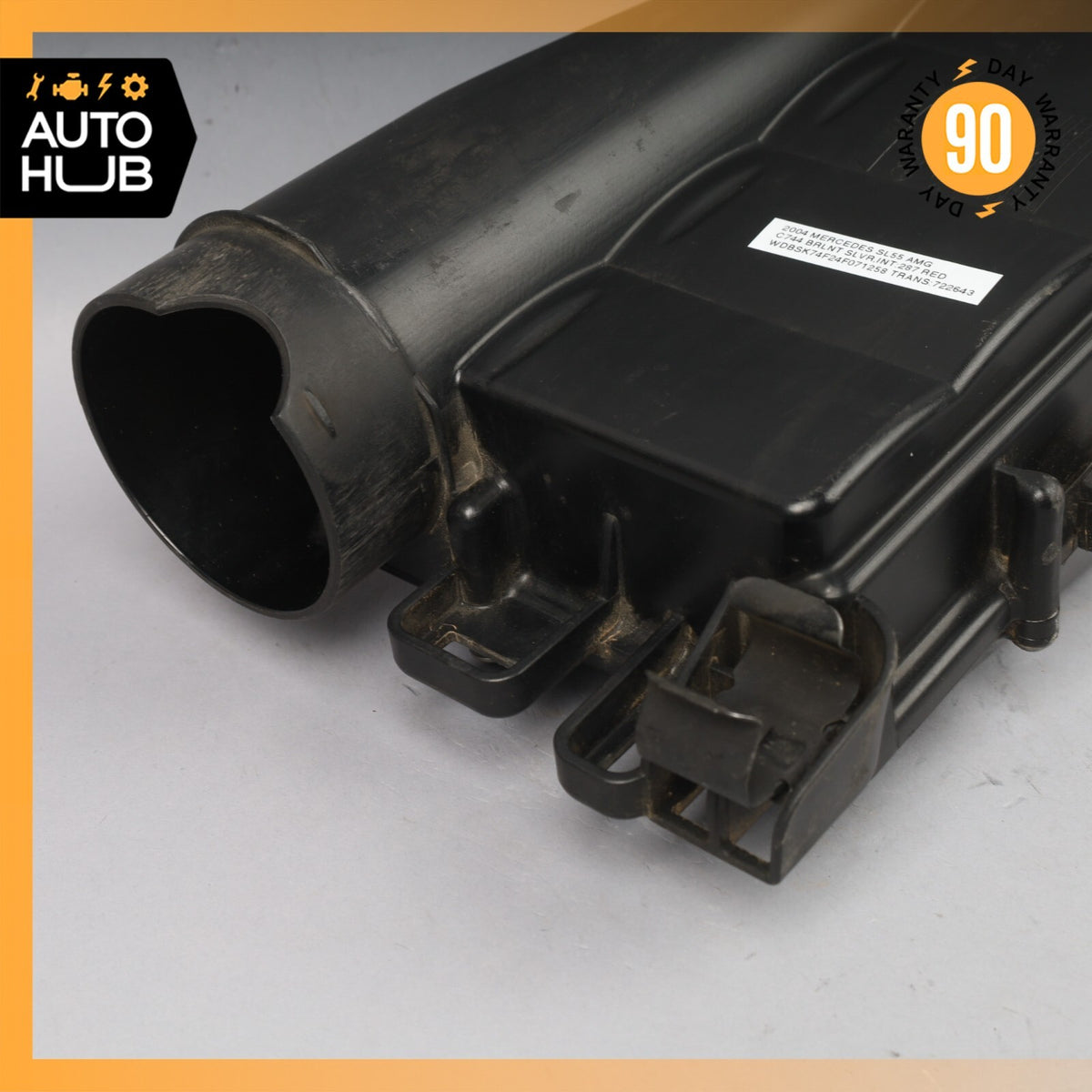 03-08 Mercedes R230 SL55 E55 AMG Engine Air Intake Filter Left 1130900501 OEM - photo 11