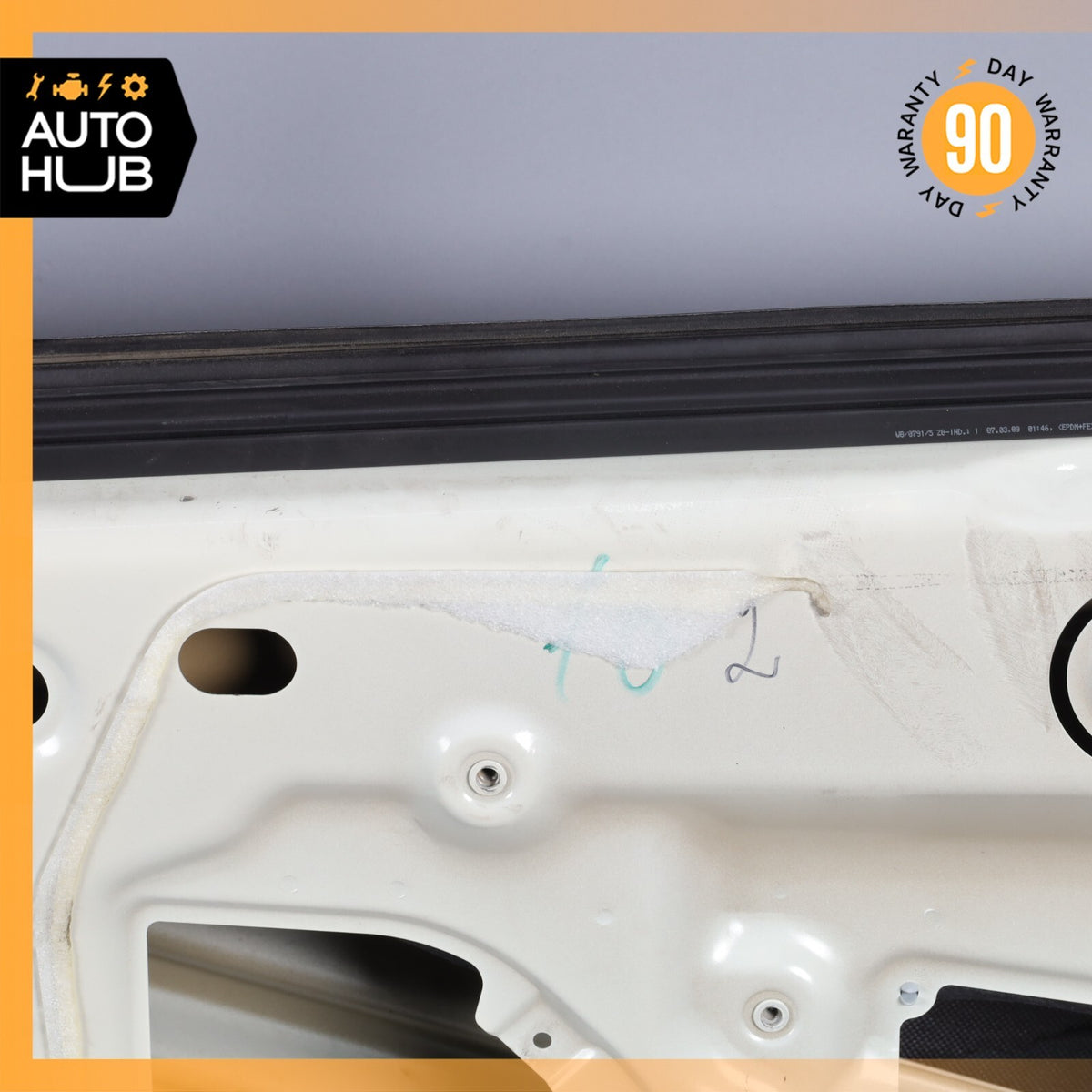 08-14 Maserati GranTurismo M145 Right Side Door Shell Frame Panel White OEM 61k - photo 16