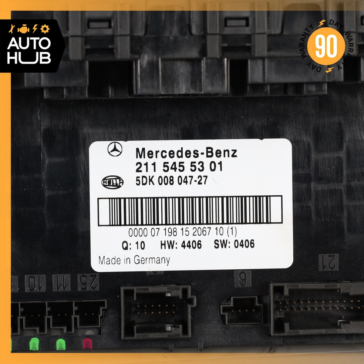 03-11 Mercedes W211 E350 CLS550 Rear SAM Module Relay Fuse Box 2115459301 OEM - photo 7