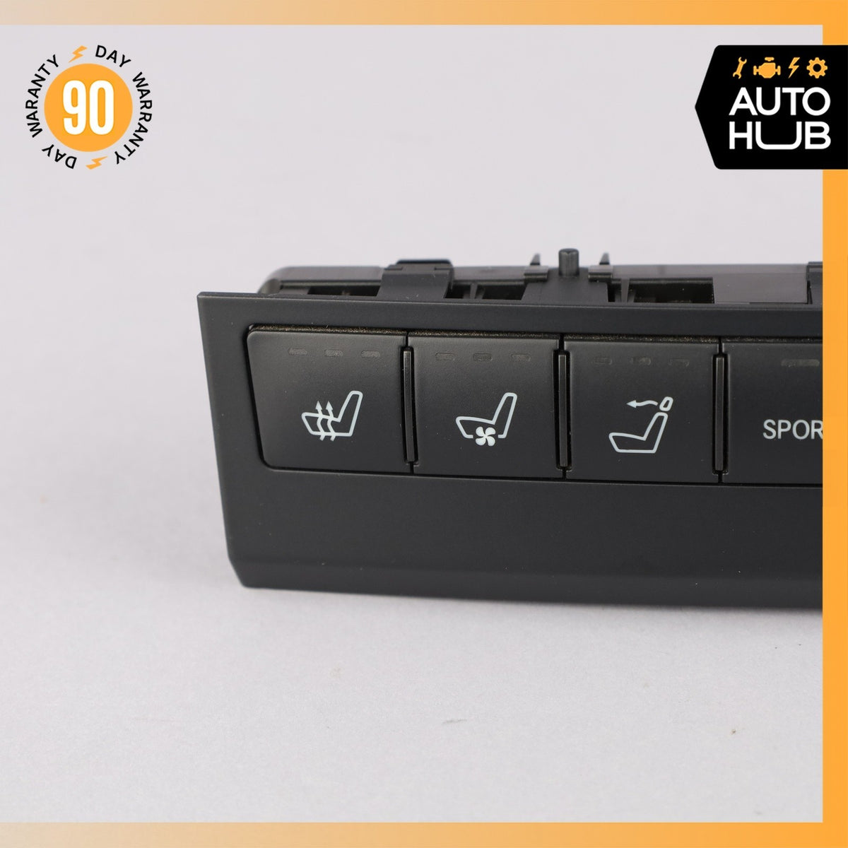 10-17 Mercedes W207 E550 Convertible Dashboard Heated Seat Control Switch OEM - photo 2