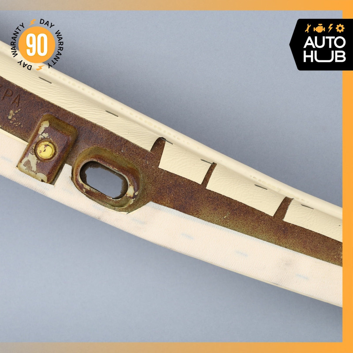 00-02 Bentley Arnage / RR Seraph Front Left Quarter Upper A Pillar Beige OEM 42k - photo 11