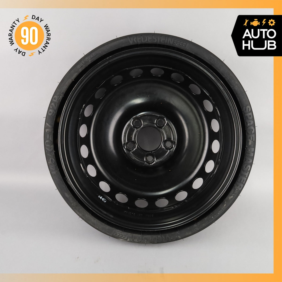 12-20 Mercedes R172 SLC300 SLK350 Donut Spare Tire Wheel Rim 145 70 17" OEM - photo 9