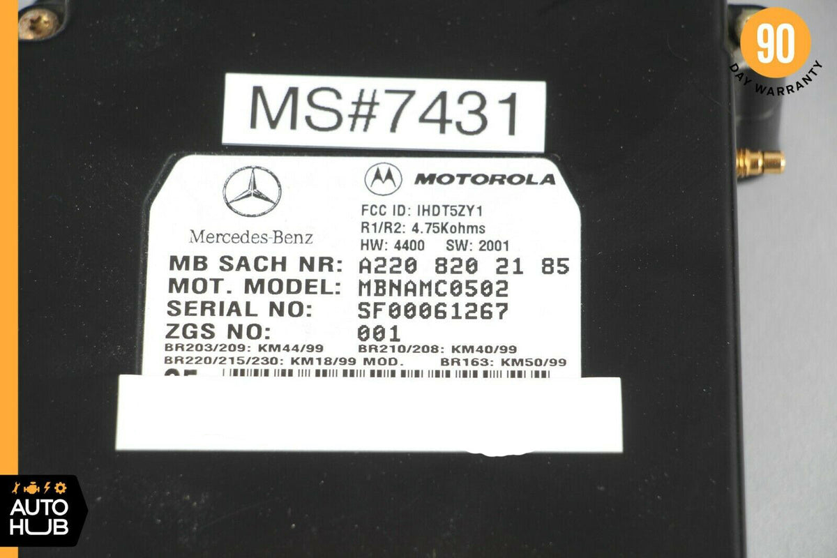 00-06 Mercedes W220 SL500 CL500 CLK500 Voice Command Control Module OEM - photo 2