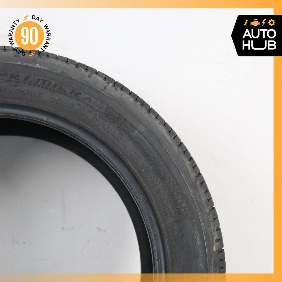 245/45R17 Michelin Premier AS 245 45 17' 95H 7/32" Set of 2 Tires - photo 5
