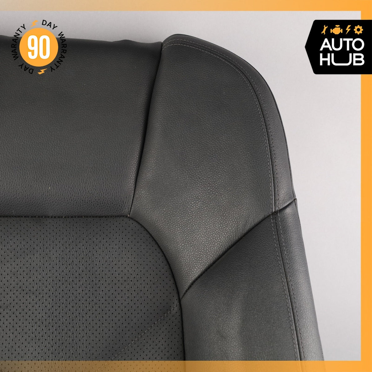 11-18 Porsche Cayenne 958 Front Right Side Seat Upper Cushion Black OEM - photo 3