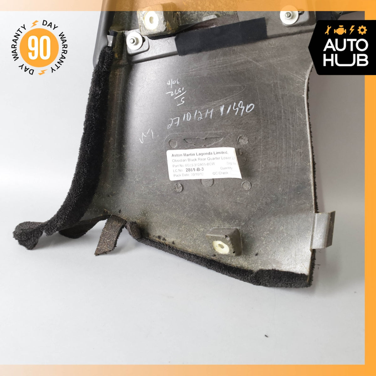 Aston Martin V8 Vantage Rear Left Driver Side Quarter Lower Panel Trim OEM 26k - photo 8