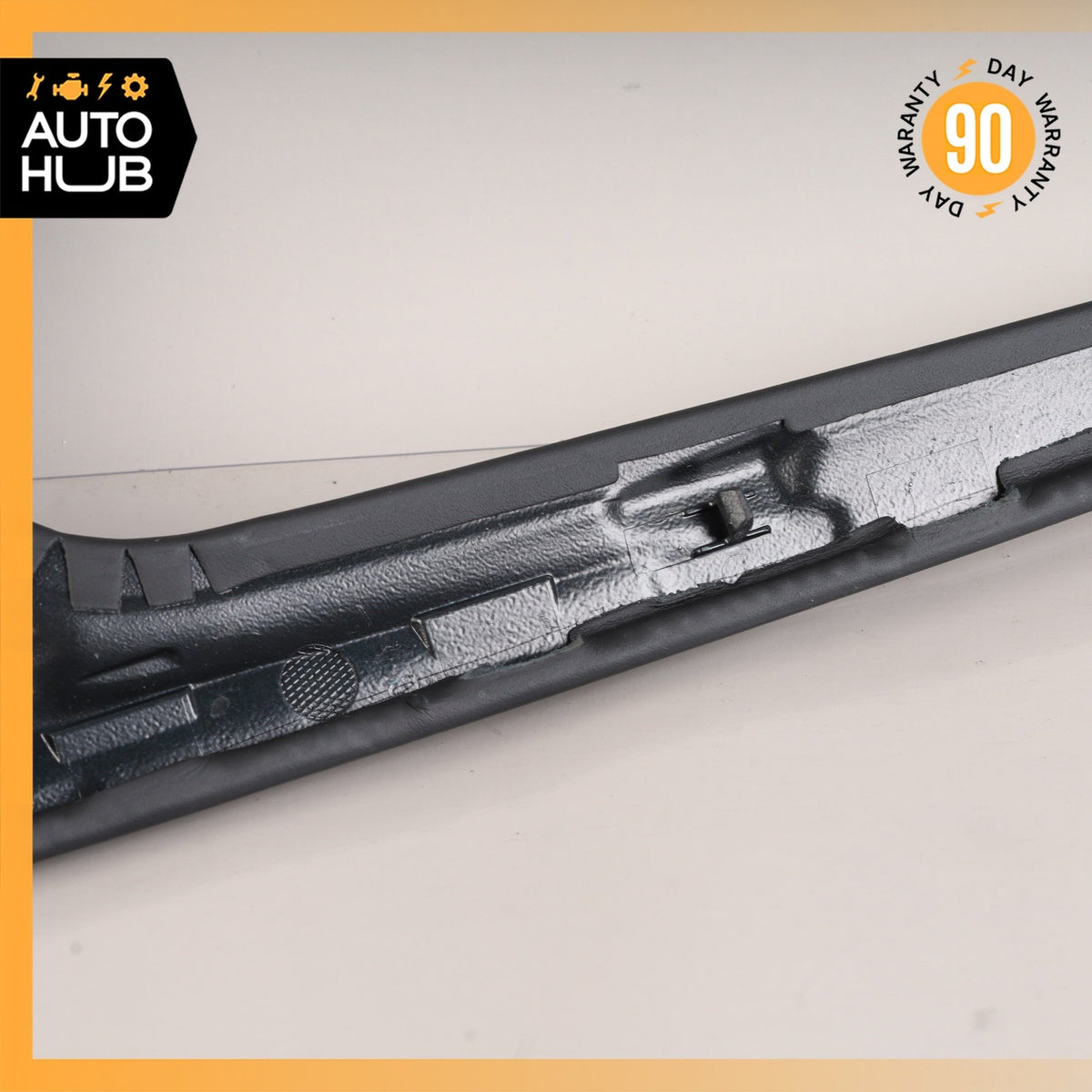 Porsche Macan 95B Center Console Molding Trim Cover Left Leather Black OEM - photo 12