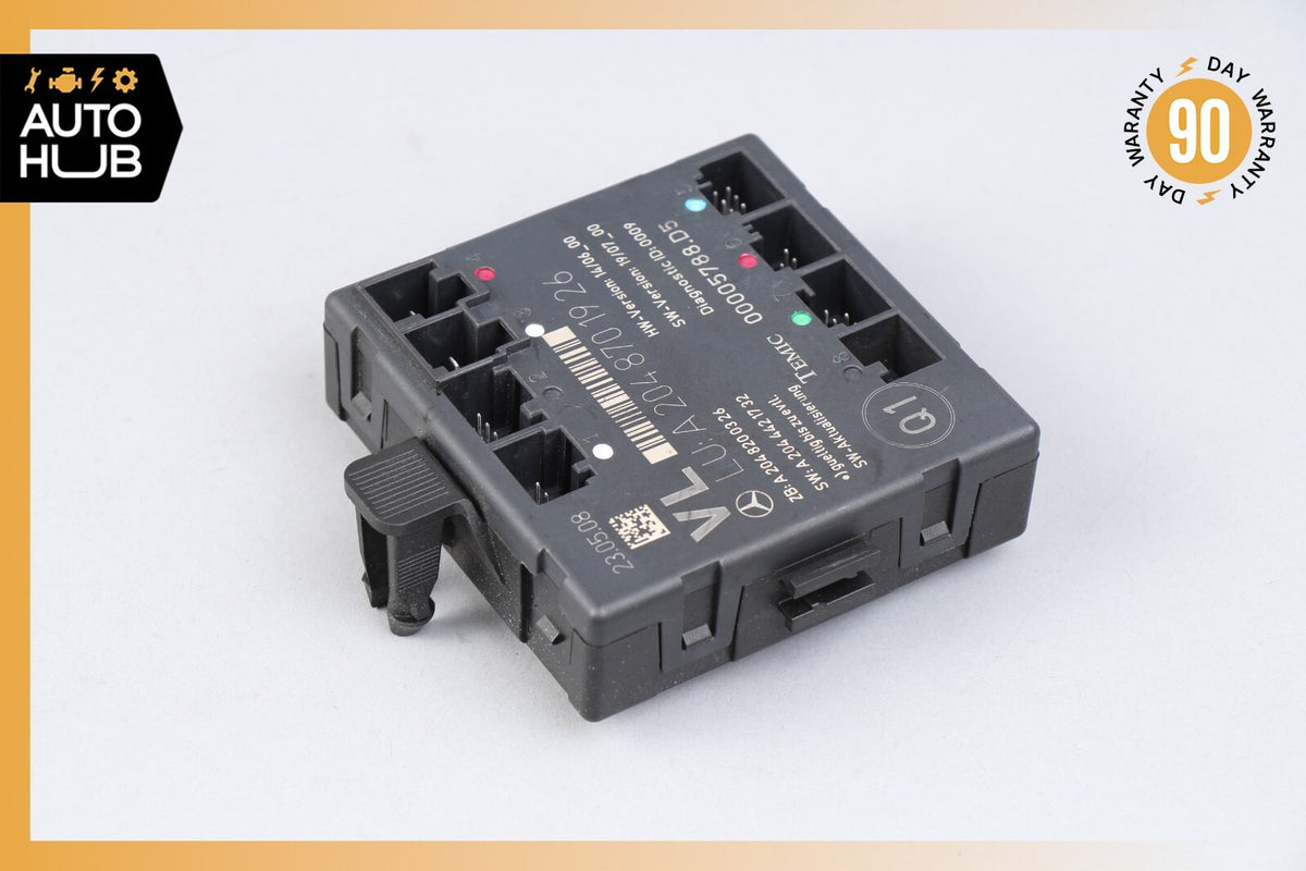 08-18 Mercedes W204 C63 C300 E400 CLS550 Front Left Side Door Control Module OEM - photo 6