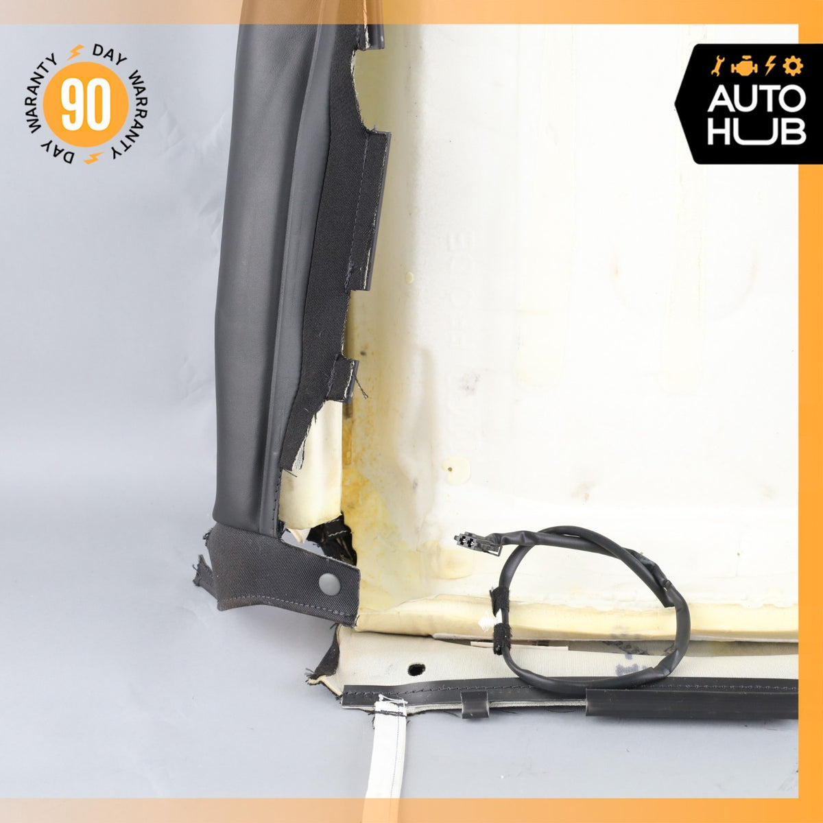 13-17 Audi S5 Convertible Front Left Top Upper Seat Cushion Nappa Black OEM - photo 15