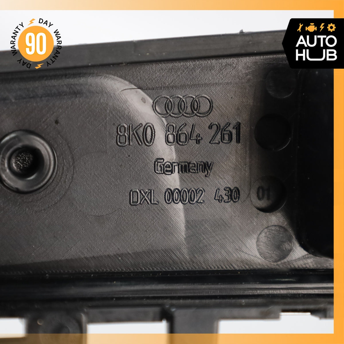 10-12 Audi B8 A4 Center Console Shifter Cover Trim Panel Bezel w/ Switch OEM - photo 20