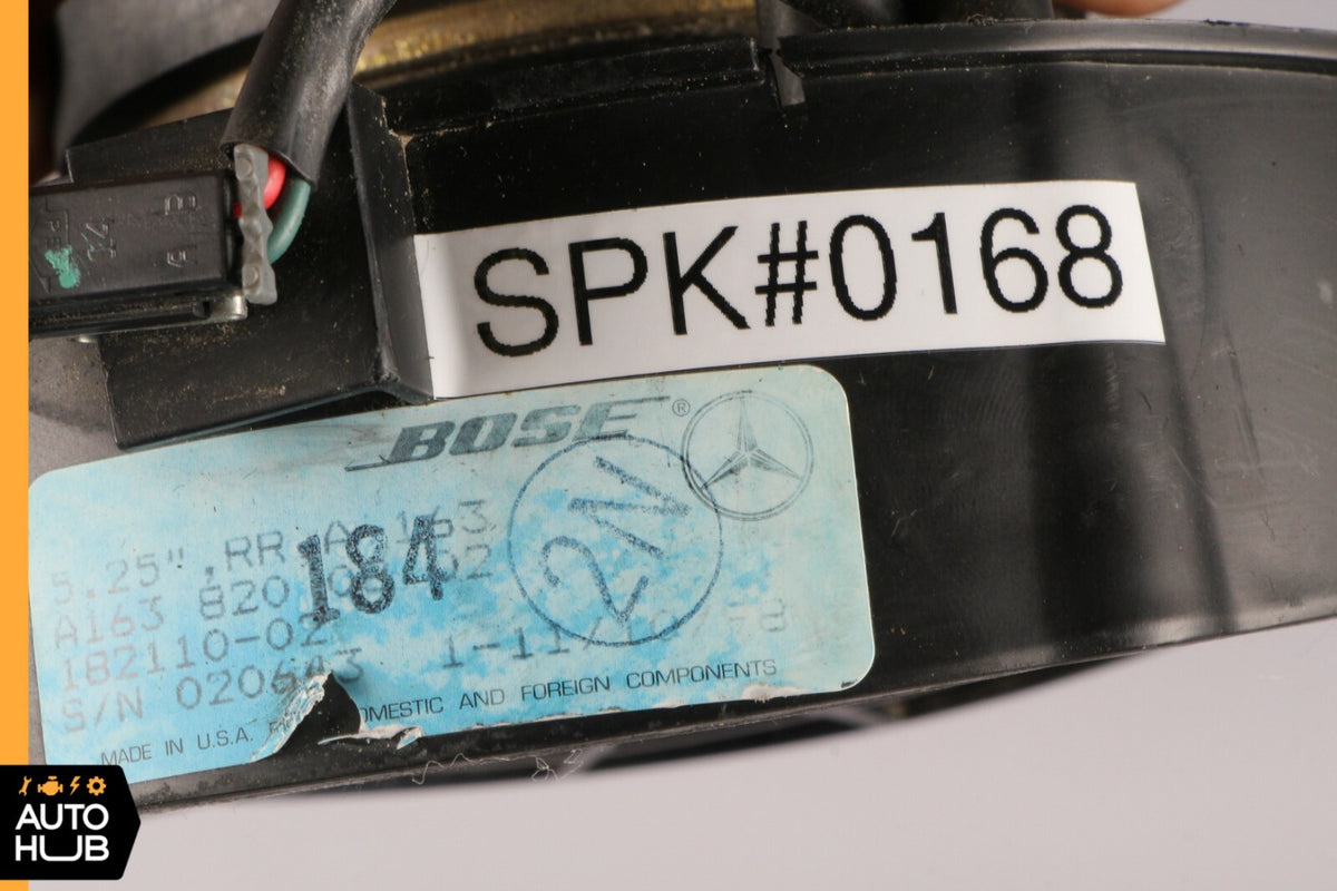 98-01 Mercedes W163 ML320 ML55 Rear Right Passenger Door Speaker 1638200602 OEM - photo 10