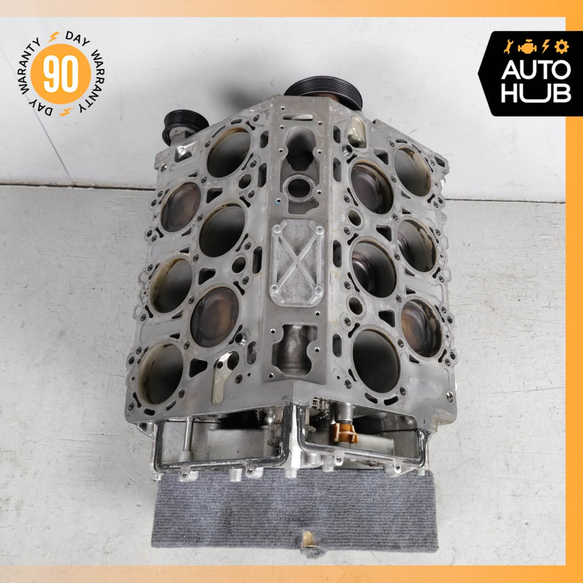 03-13 Bentley Continental GTC Flying Spur 6.0L Engine Motor Block OEM 52k - photo 12