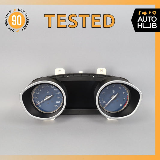 14-15 Maserati Ghibli S Q4 M157 Instrument Cluster Speedometer OEM - photo 1