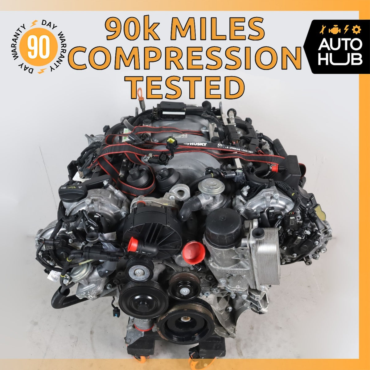 07-12 Mercedes R230 SL550 E550 Engine Motor Assembly 5.5L V8 M273 RWD OEM 90k - photo 1