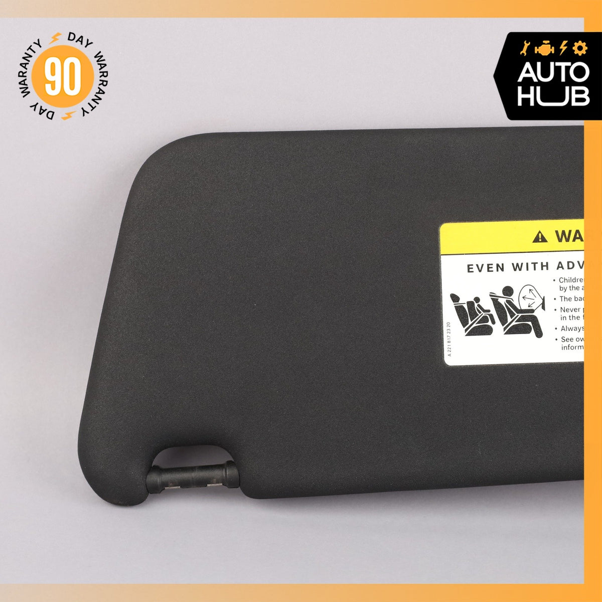 08-14 Mercedes W204 C250 C300 C350 Right Side Sunvisor Sun Visor OEM - photo 2