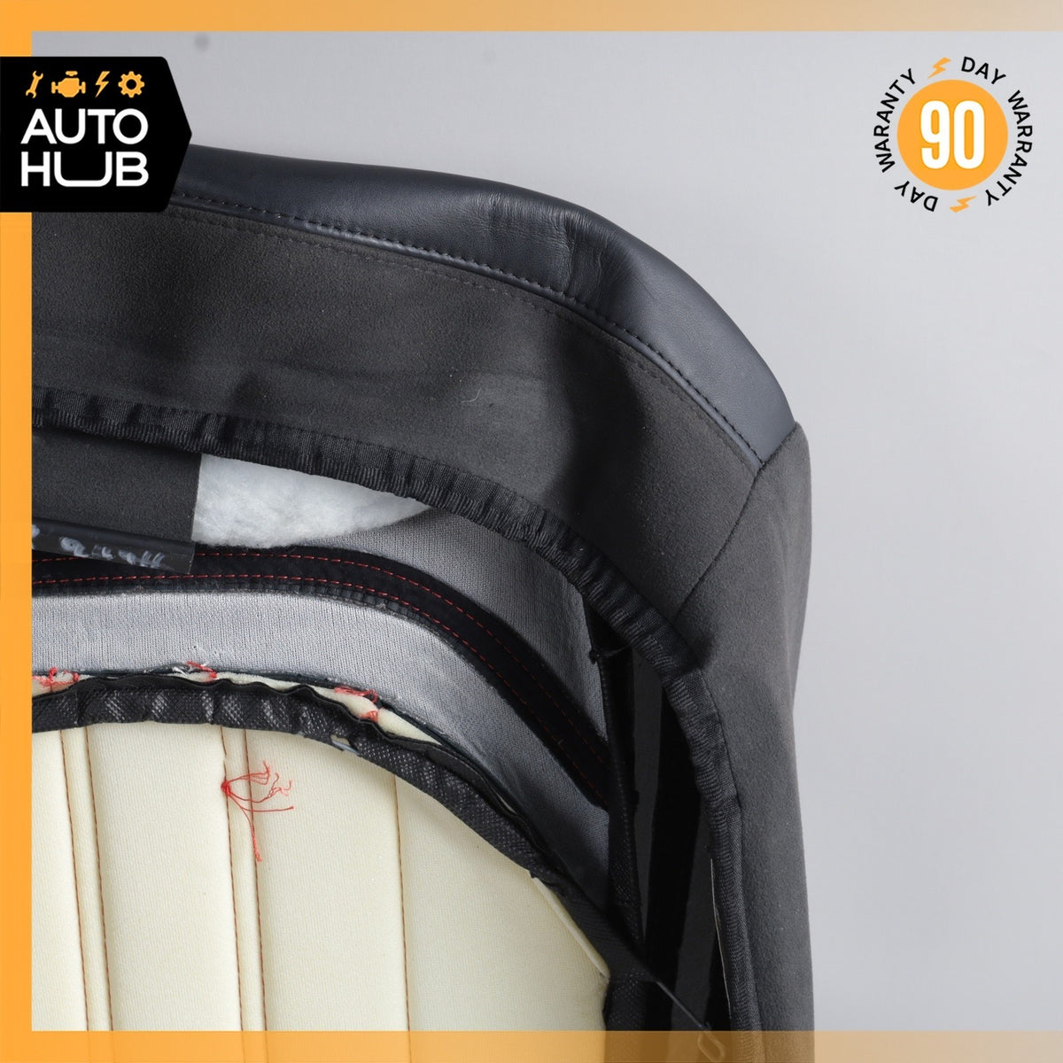 14-17 Maserati M156 Quattroporte Front Right Lower Bottom Seat Cushion Skin OEM - photo 9
