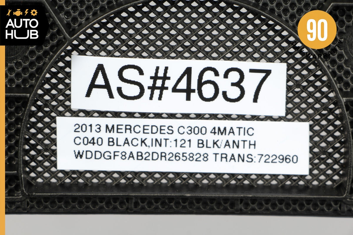 12-14 Mercedes W204 C300 C350 C250 Dashboard Dash Board Speaker Cover Grill OEM - photo 12