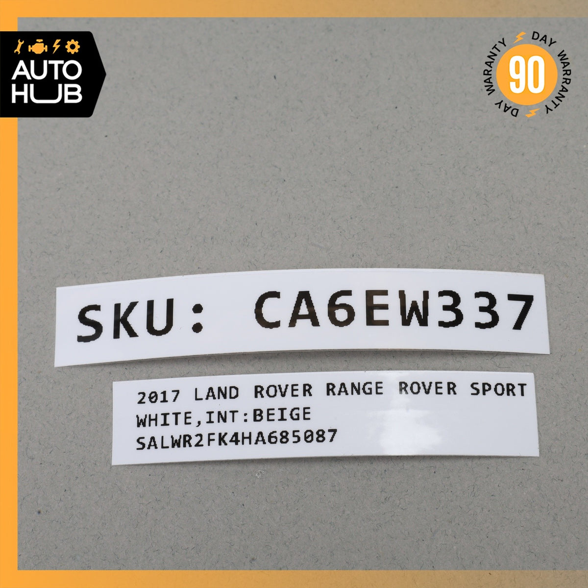 14-22 Range Rover Sport L494 Rear Center Console Air Vent Trim w/ Switch OEM - photo 17