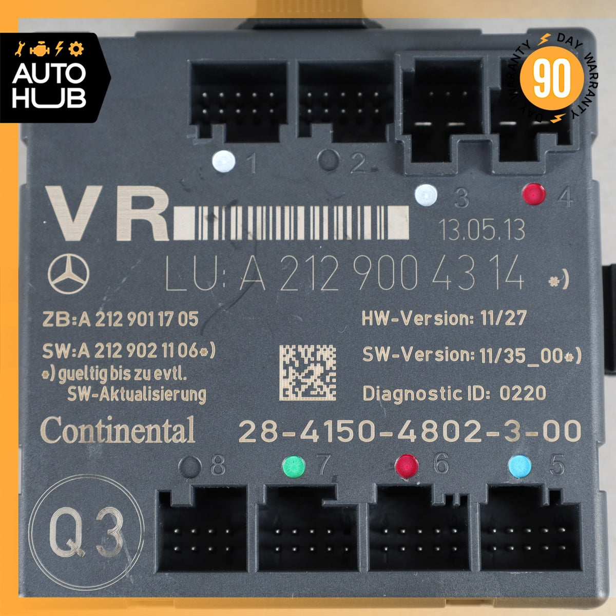 08-18 Mercedes W207 E350 SLK250 Front Right Side Door Control Module OEM - photo 7