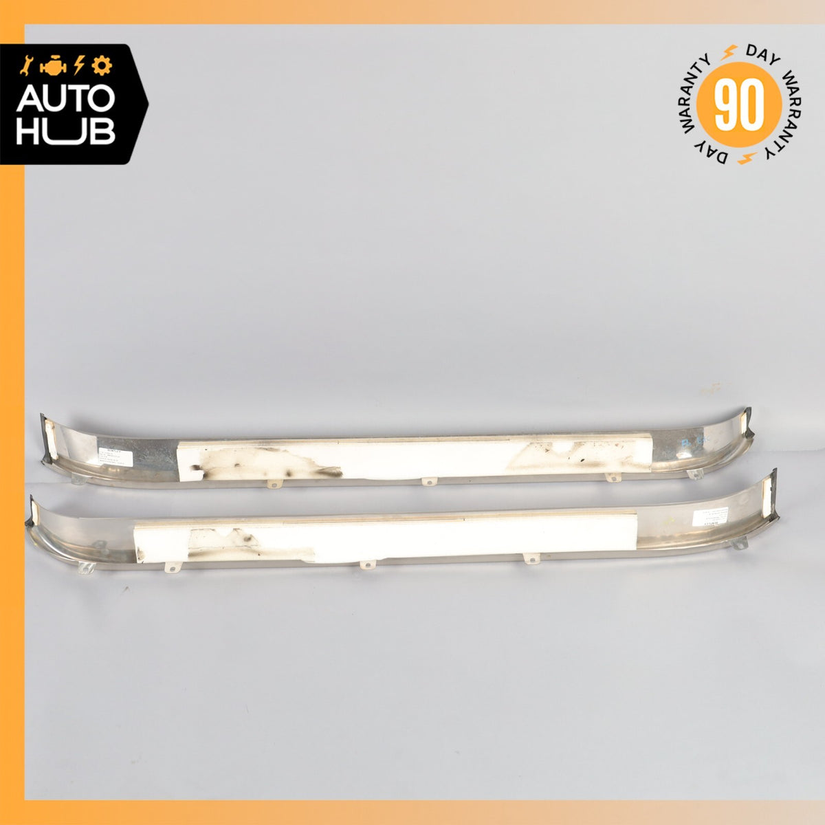 Bentley Continental GTC Left & Right Side Outer Door Step Sill Sills OEM 59k - photo 14