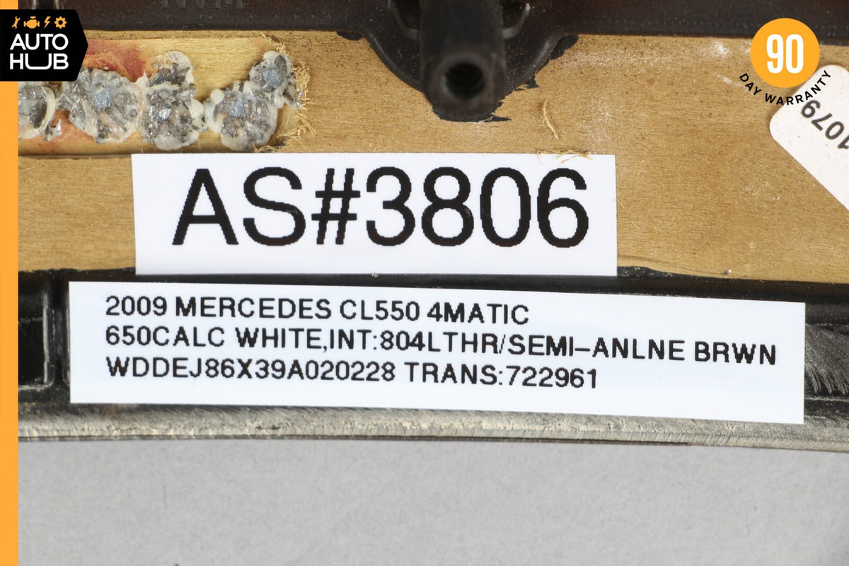 07-14 Mercedes W216 CL550 CL63 Center Console Command Unit Radio Bezel Trim OEM - photo 12