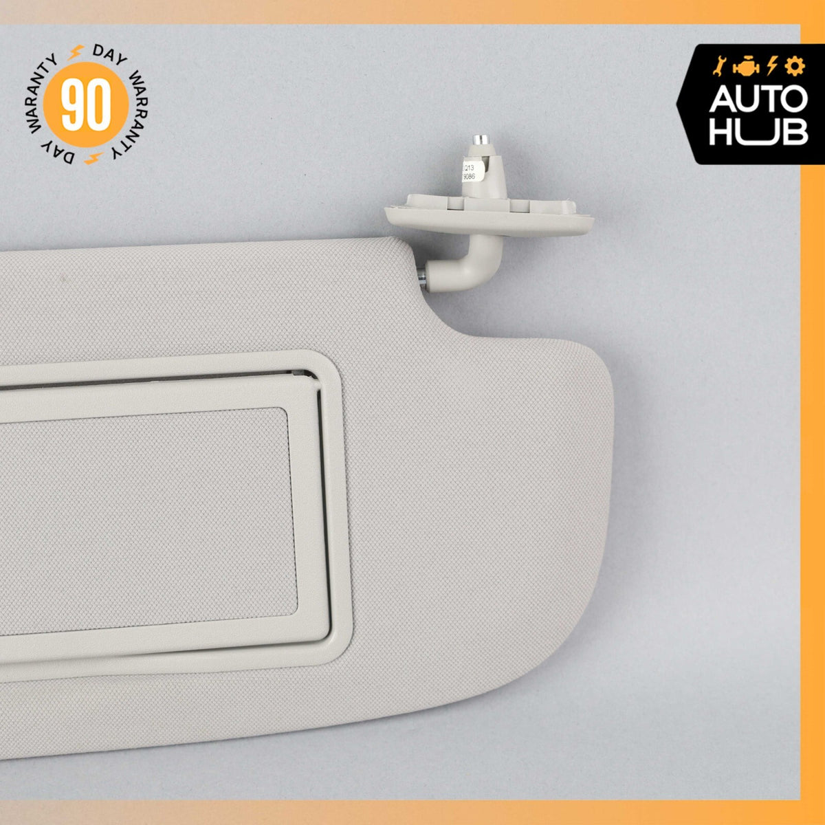07-14 Mercedes W221 S550 CL550 Right Side Sun Visor Shade Sunvisor Gray OEM - photo 3
