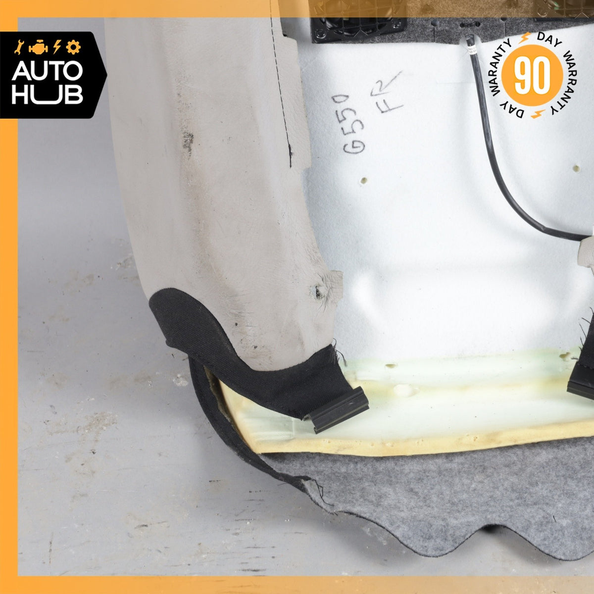 10-18 Mercedes W463 G550 G63 AMG Front Right Seat Cushion Top Upper Gray OEM - photo 13
