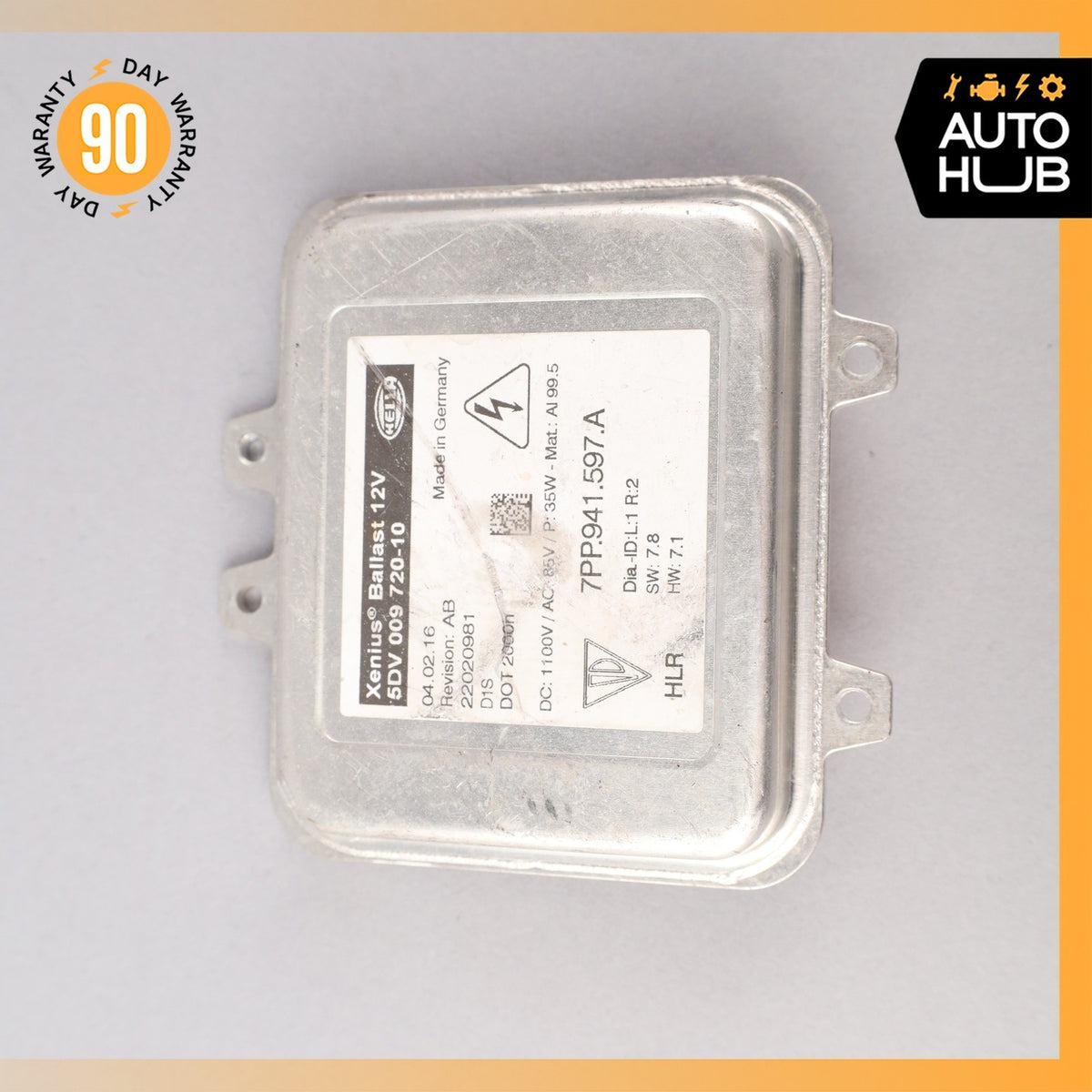 14-16 Porsche Panamera 970 Xenon HID Headlight Ballast Module Unit AFS OEM - photo 8