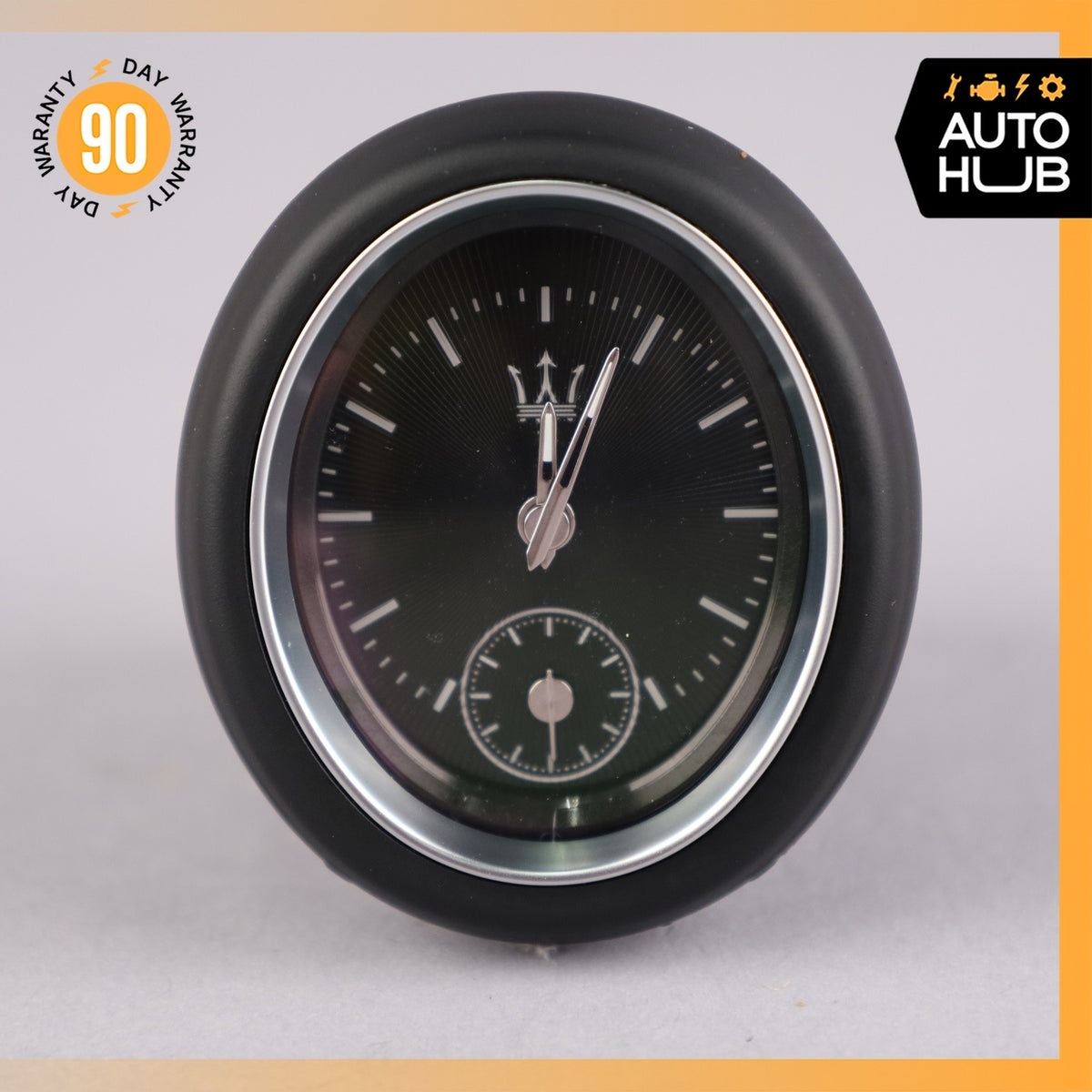 17-20 Maserati Levante M161 Center Dashboard Analog Clock OEM 89k - photo 3