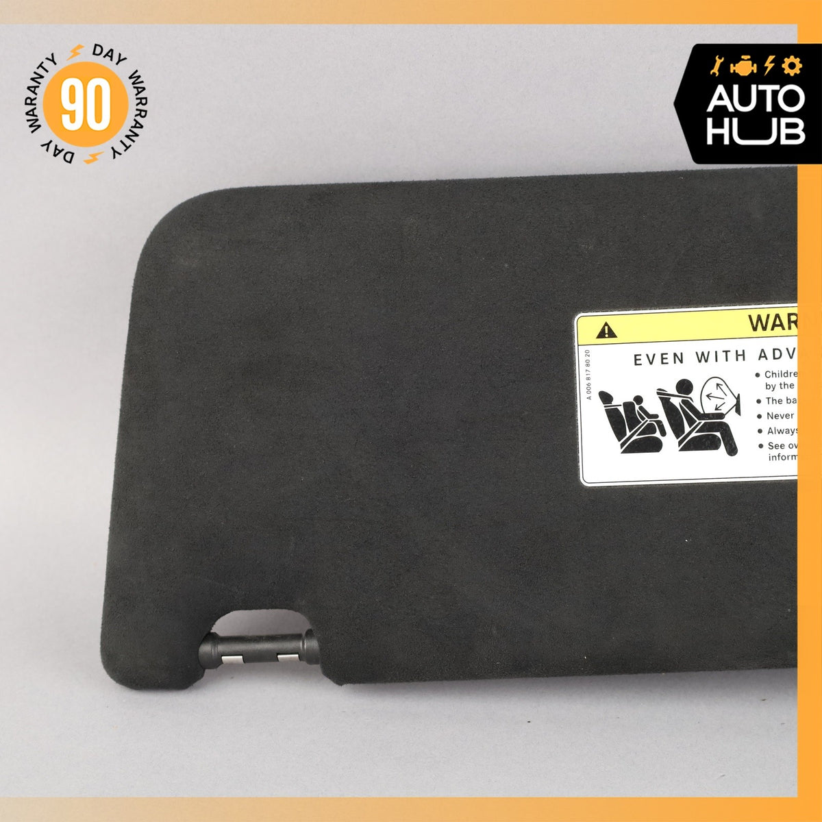 15-21 Mercedes W217 S550 S600 Coupe Right Side Sunvisor Sun Visor Suede OEM 74k - photo 4