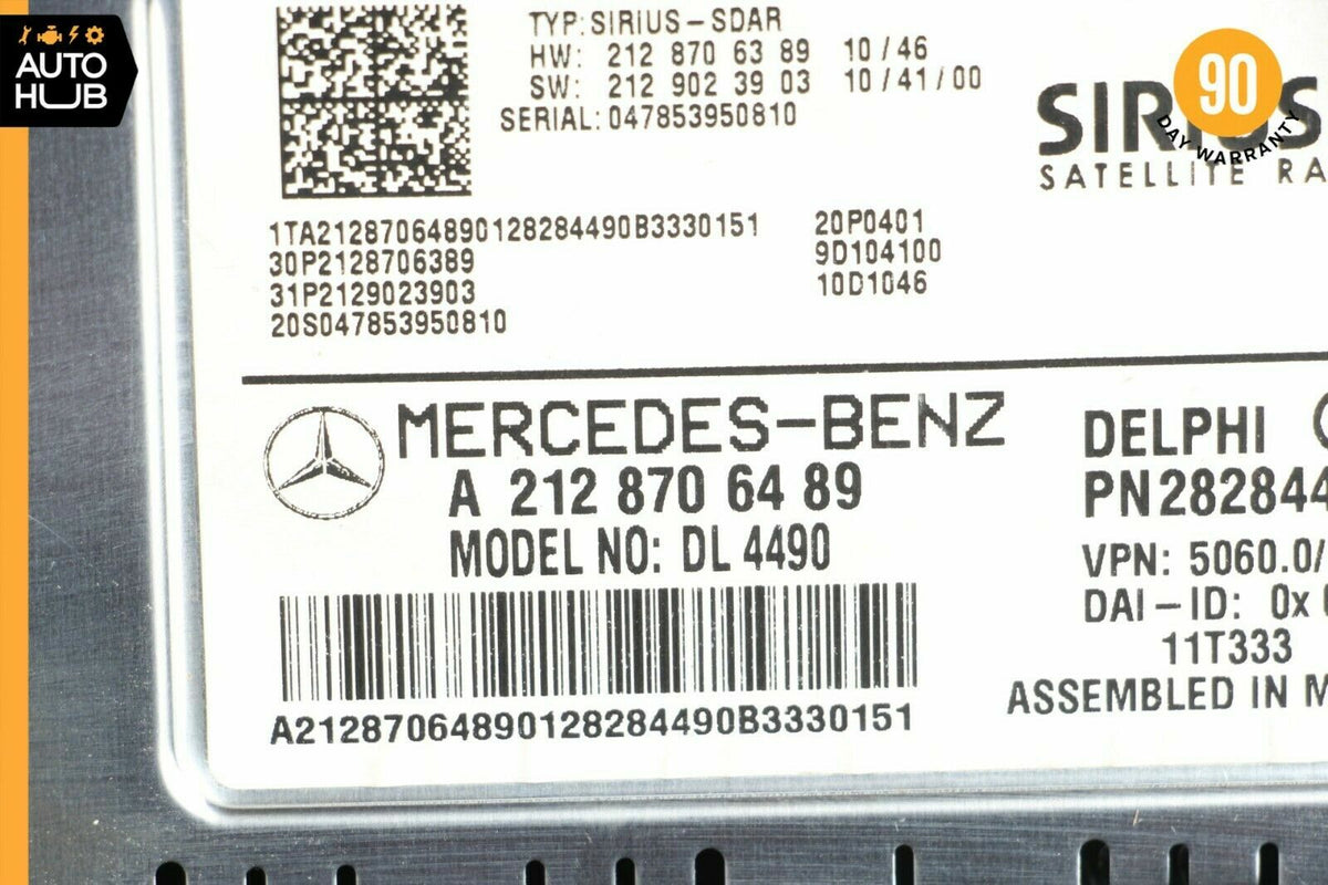 Mercedes W204 C250 E350 CLS550 Sirius Satellite Radio Receiver 2128706489 OEM - photo 9