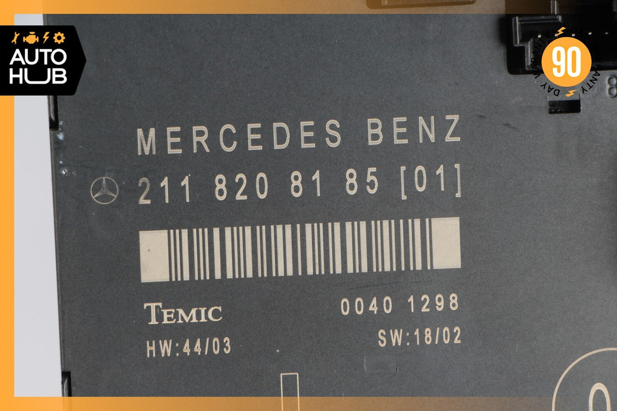03-09 Mercedes W211 E55 E350 E550 Front Left Driver Side Door Control Module OEM - photo 8