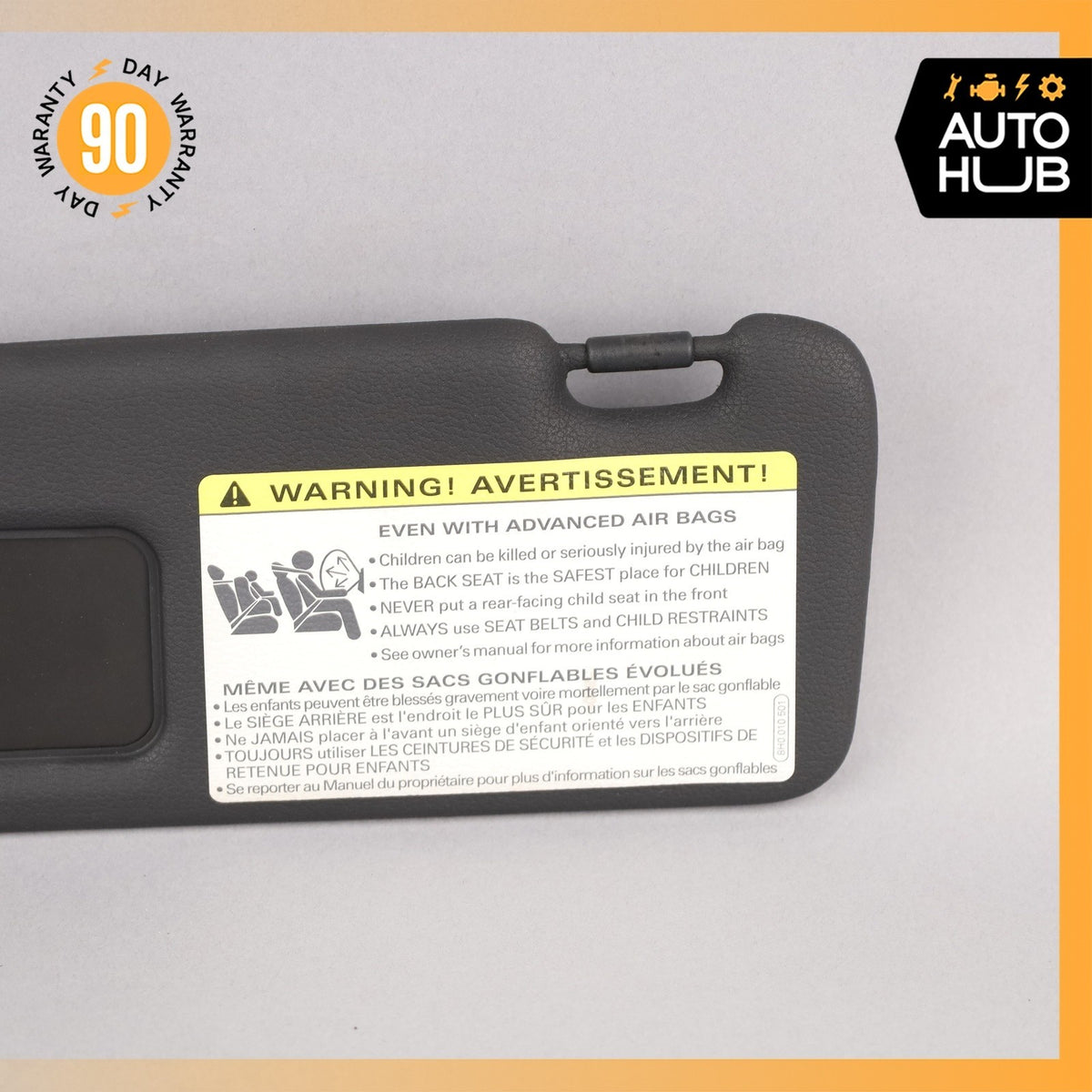 Audi B8 A5 S5 Convertible Left Side Sunvisor Sun Visor Black OEM - photo 7