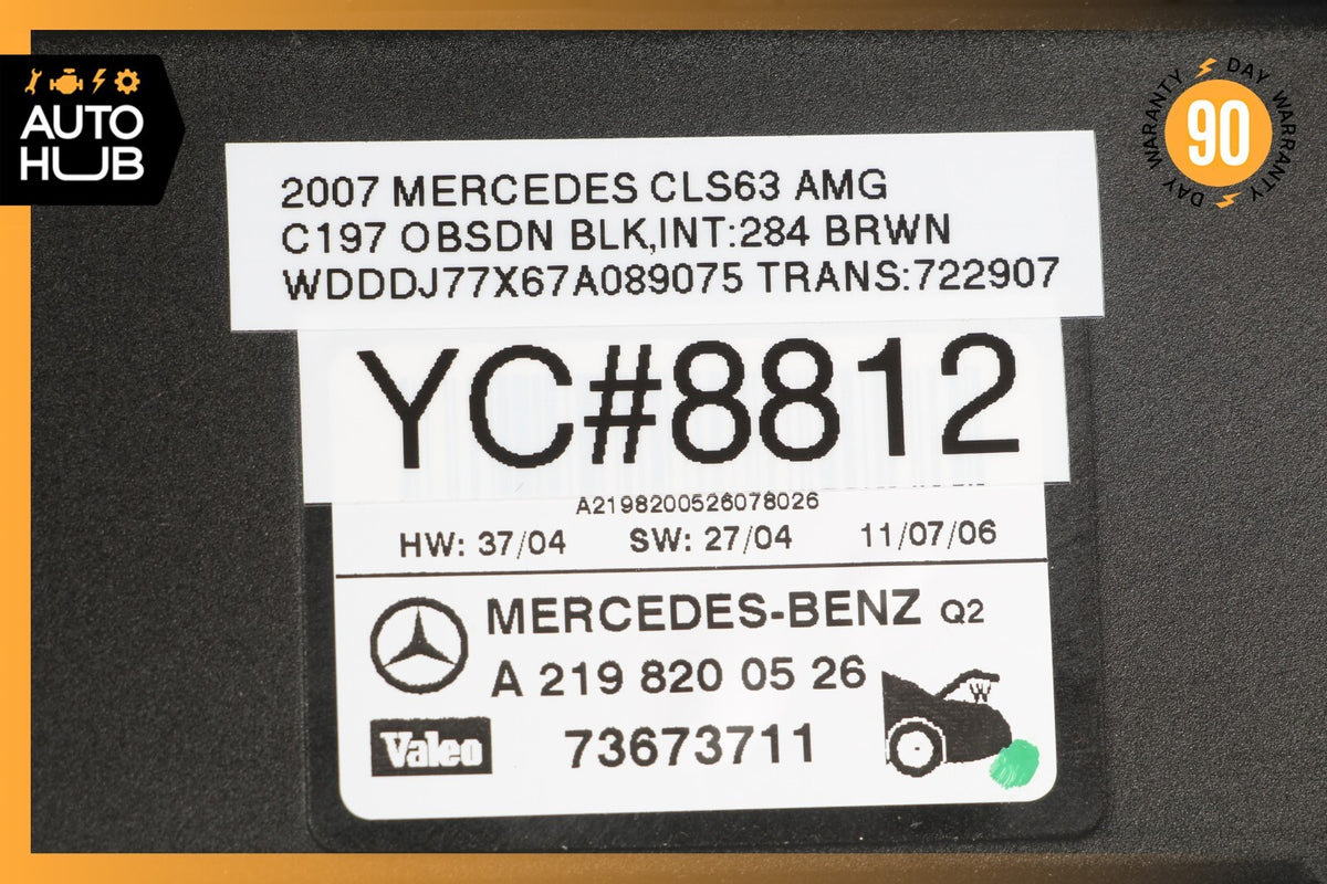 06-11 Mercedes W219 CLS63 CLS550 Trunk Lid Lock Remote Release Control Module - photo 8