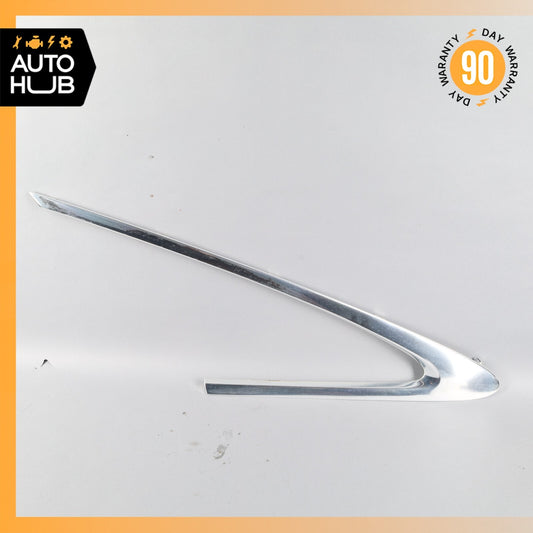 2016 Jaguar X351 XJ Rear Left Side Quarter Window Molding Chrome OEM 37k - photo 1