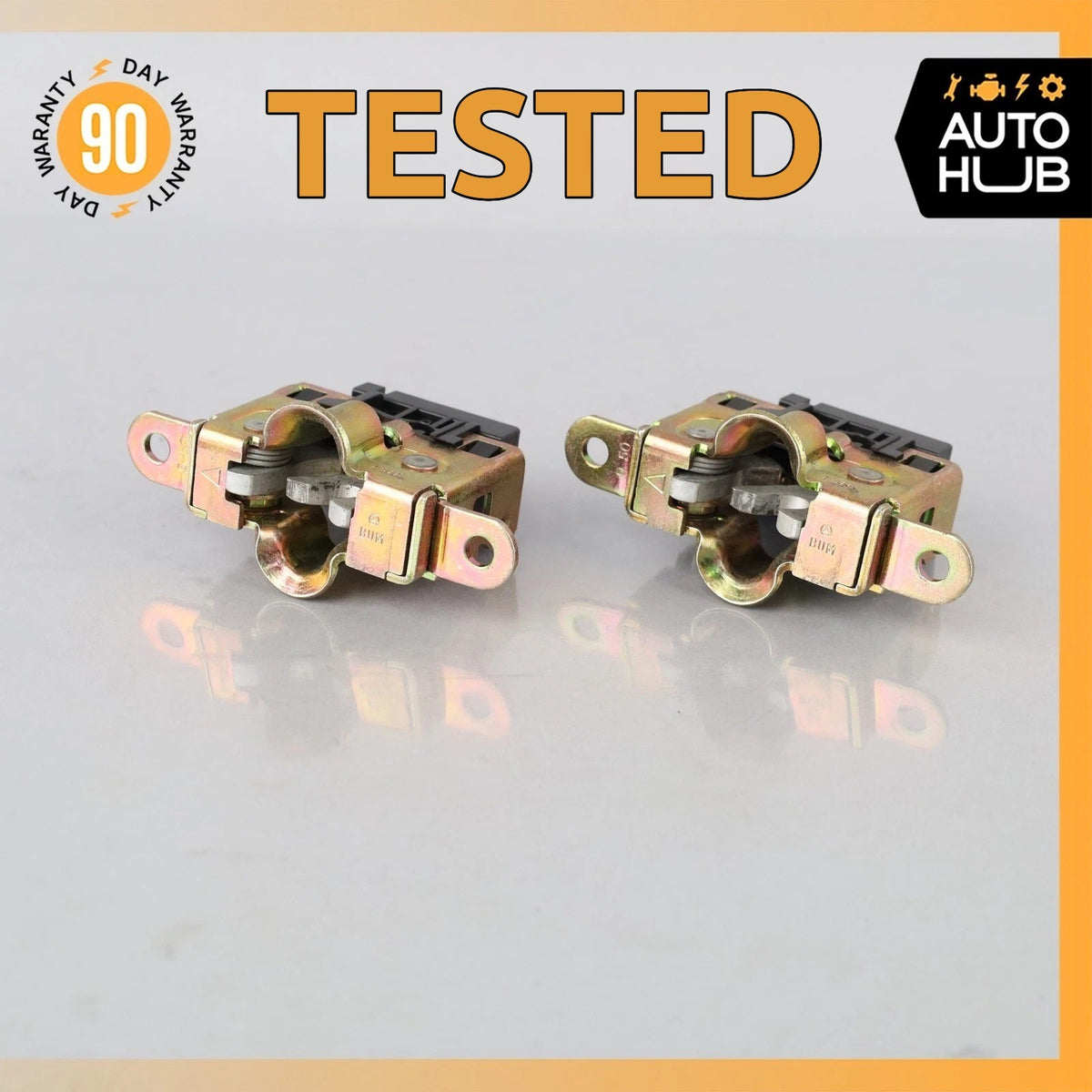 Mercedes R170 SLK320 Convertible Top Roof Lock Latch Actuator Set OEM - photo 1