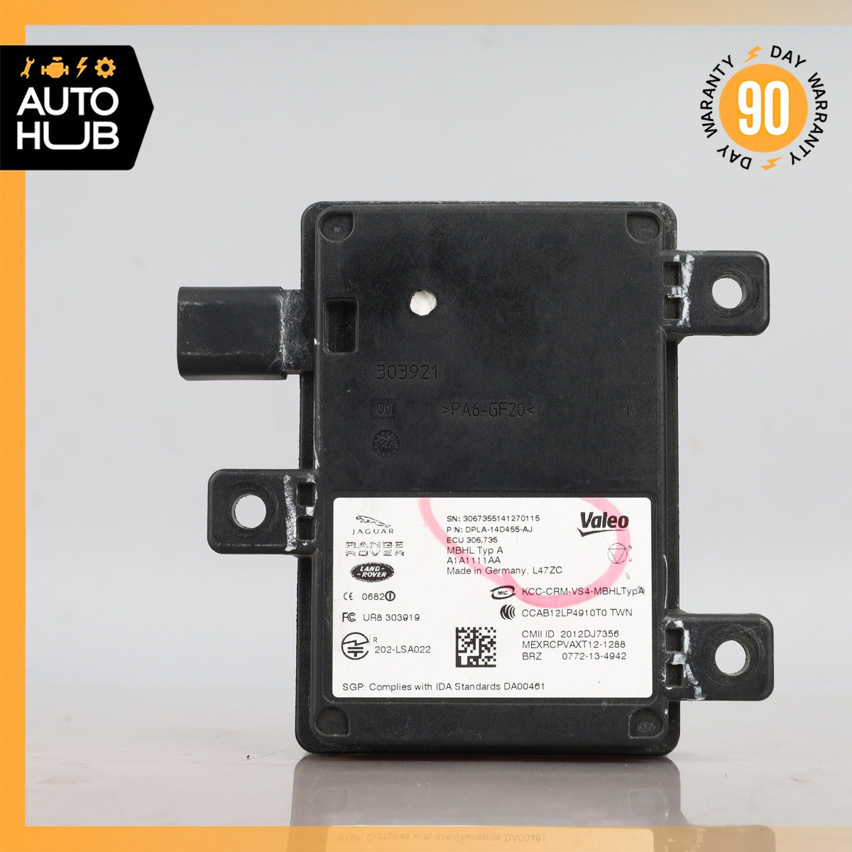 2015 Jaguar X152 F-Type Left or Right Side Blind Spot Control Module Unit OEM - photo 6