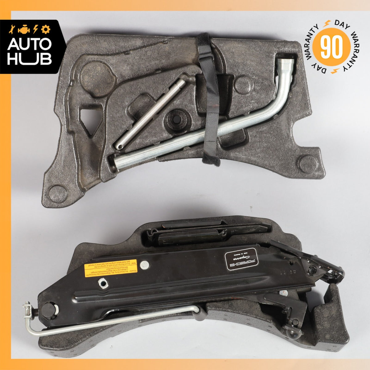 2011 Porsche Cayenne Turbo 958 Emergency Spare Tire Jack Tool Kit OEM - photo 1