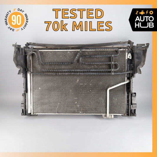12-14 Mercedes W204 C250 M271 Engine Cooling Radiator AC Air A/C Condenser OEM - photo 1