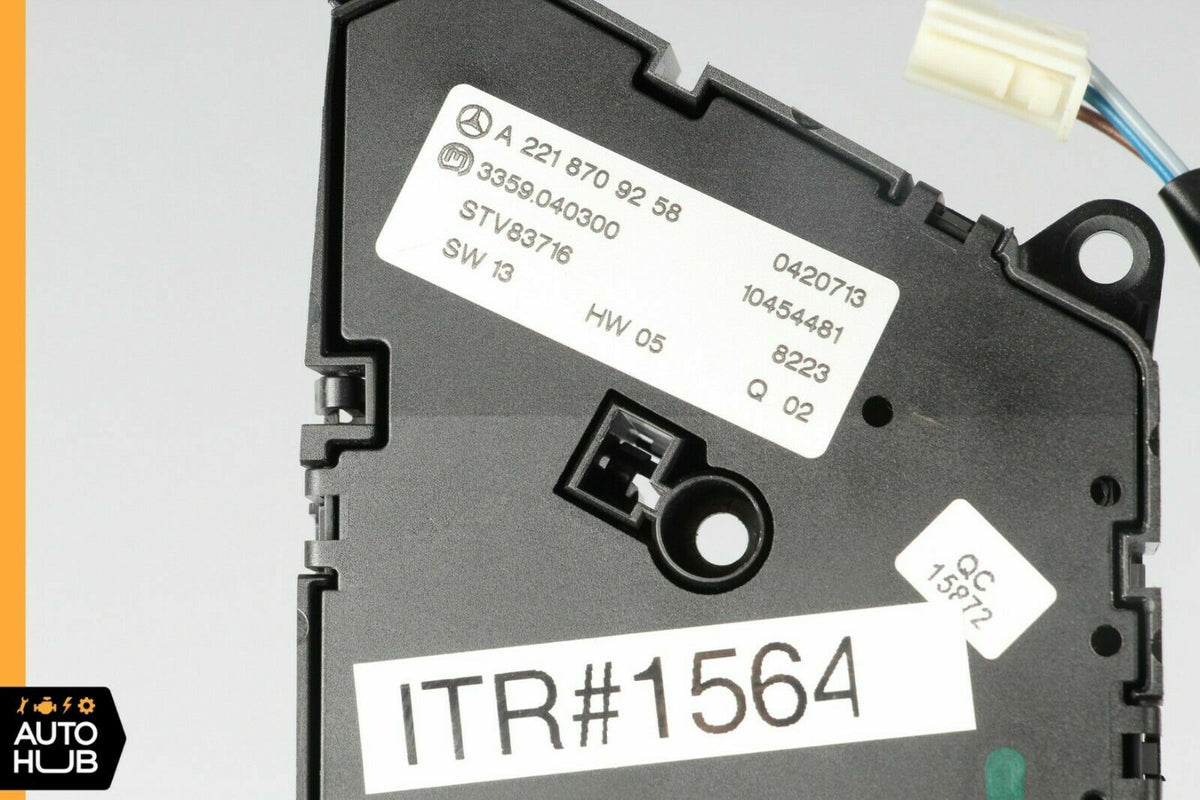 07-14 Mercedes W221 S550 CL550 Front Left Driver Seat Control Memory Switch OEM - photo 12