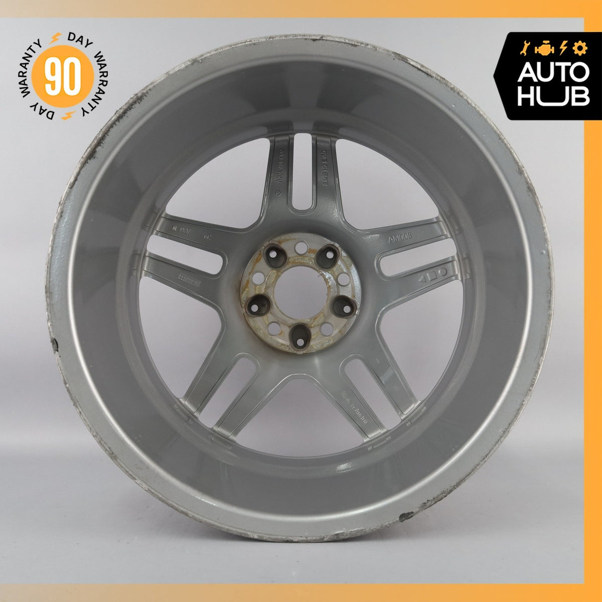 Mercedes W204 C250 C63 AMG 8 x 18 18" Front Wheel Rim 2044014102 OEM - photo 9