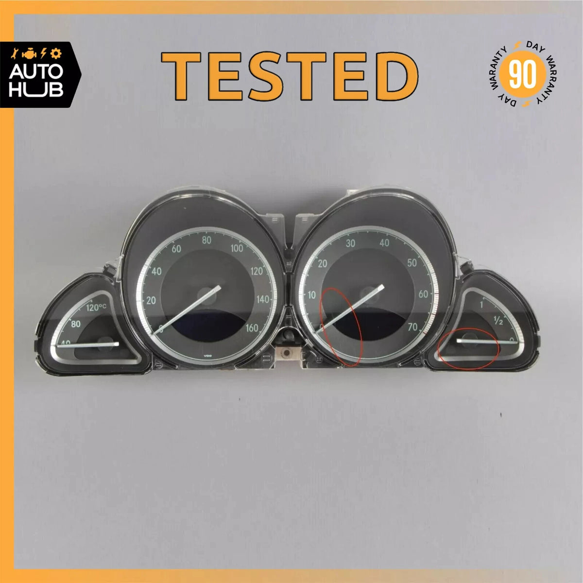 03-08 Mercedes R230 SL500 SL600 SL550 Instrument Cluster Speedometer OEM 135k - photo 1