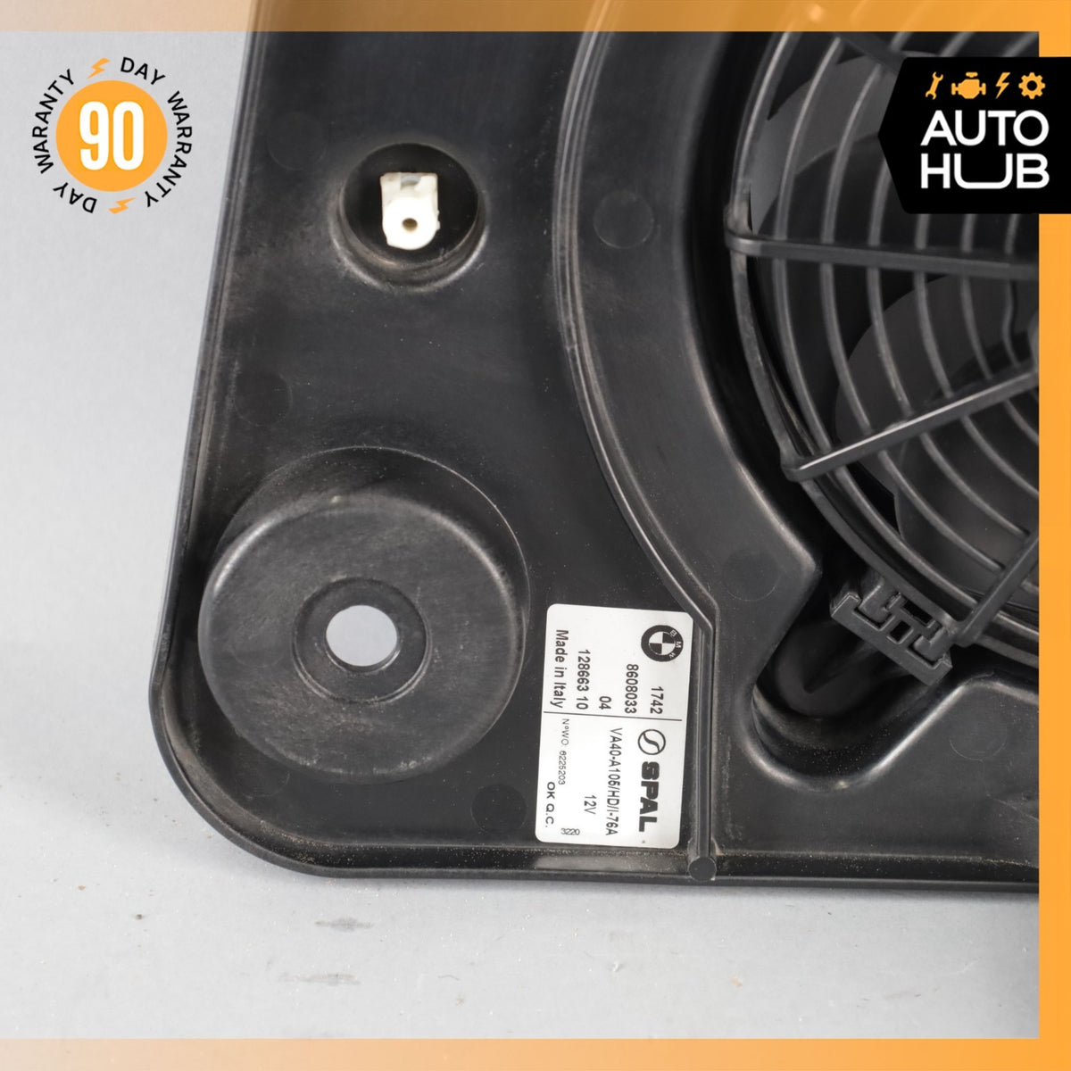 14-21 BMW i3 I01 Hybrid Aux Auxiliary Radiator Cooling Fan Motor 17428608033 OEM - photo 14