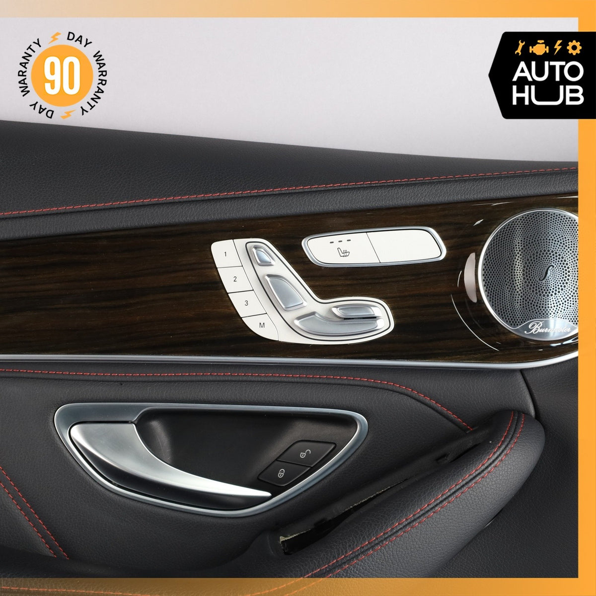 15-21 Mercedes W205 C43 AMG C350e Front Left Side Interior Door Panel OEM - photo 5