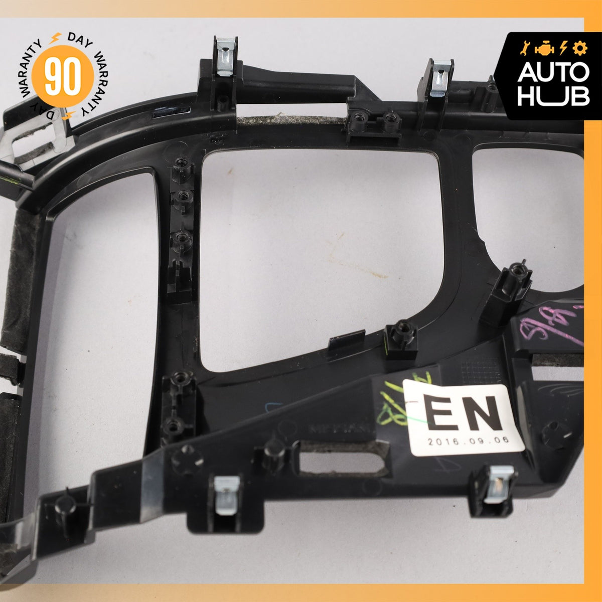 16-18 Infinity Q50 Front Center Console Shifter Bezel Trim OEM 54k - photo 18